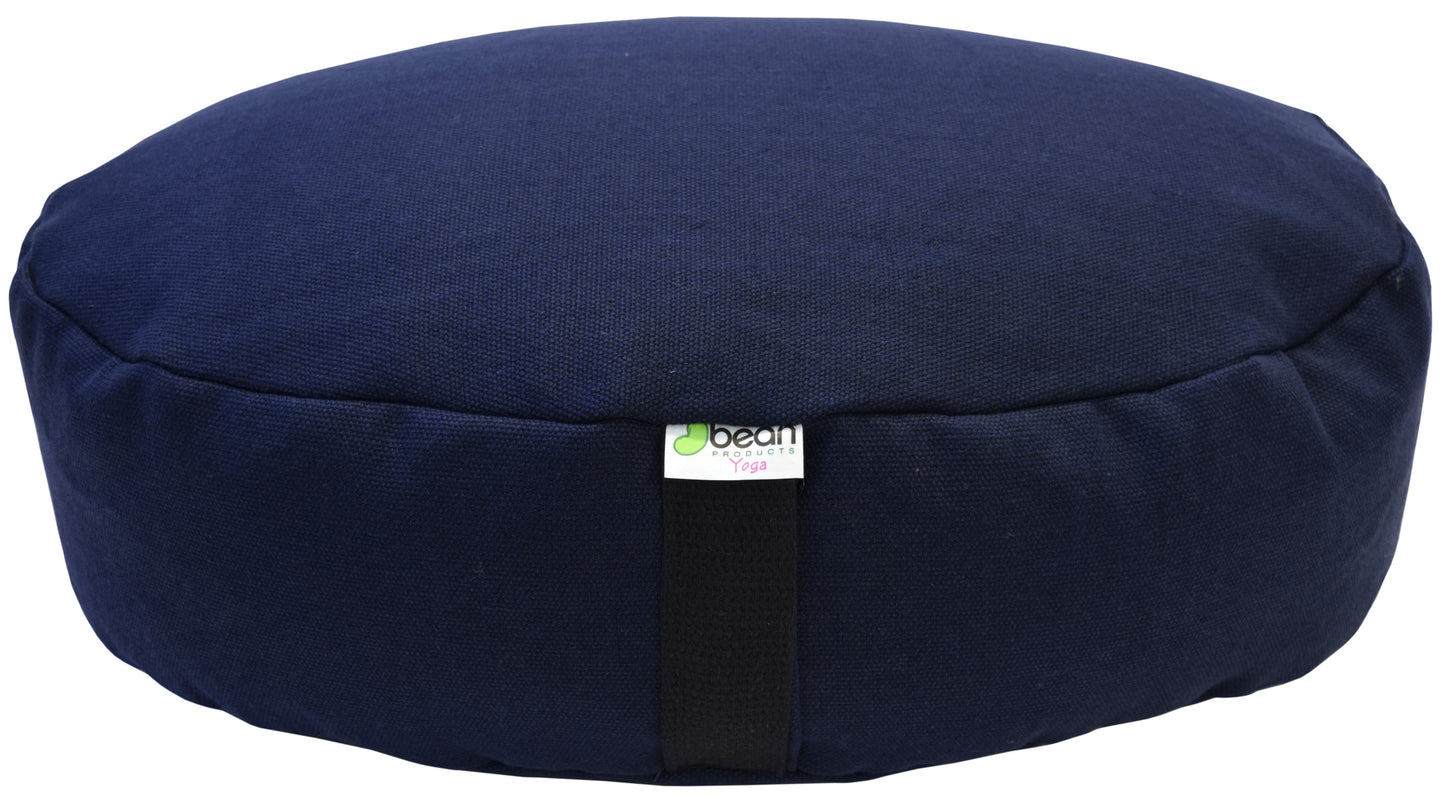 Hemp Zafu Meditation Cushion - 17 oz. Hemp Fabric with Organic Buckwheat Hull fill