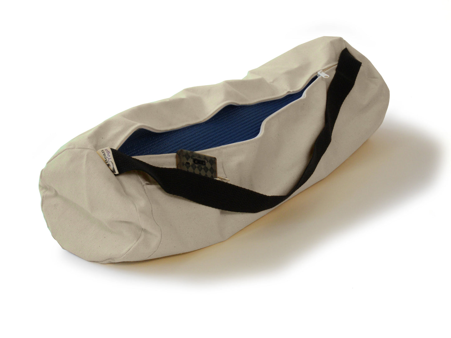 Durable Cotton Yoga Mat Bag, Made in USA - Large and Extra Large Options Available