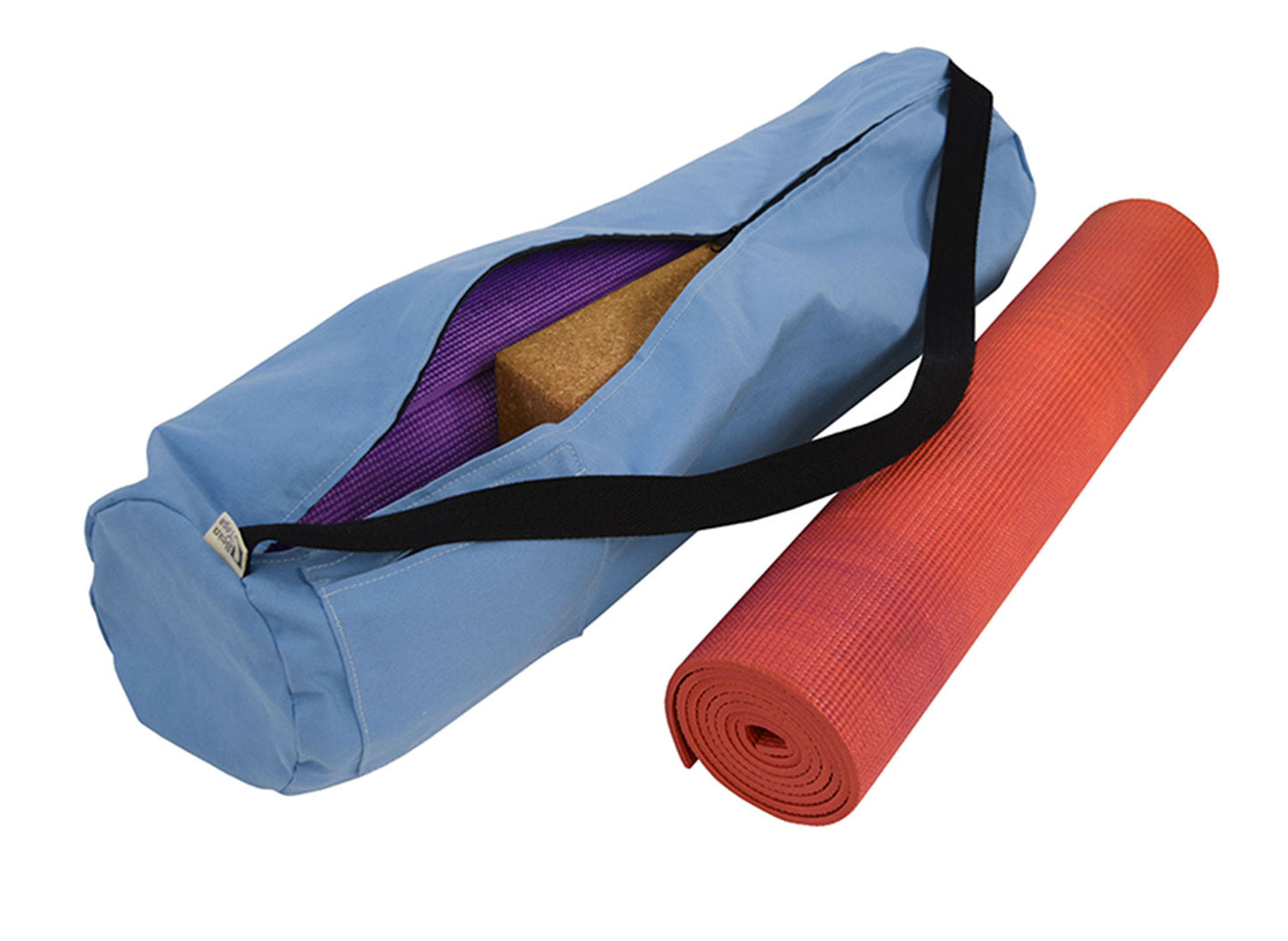 Durable Cotton Yoga Mat Bag, Made in USA - Large and Extra Large Options Available