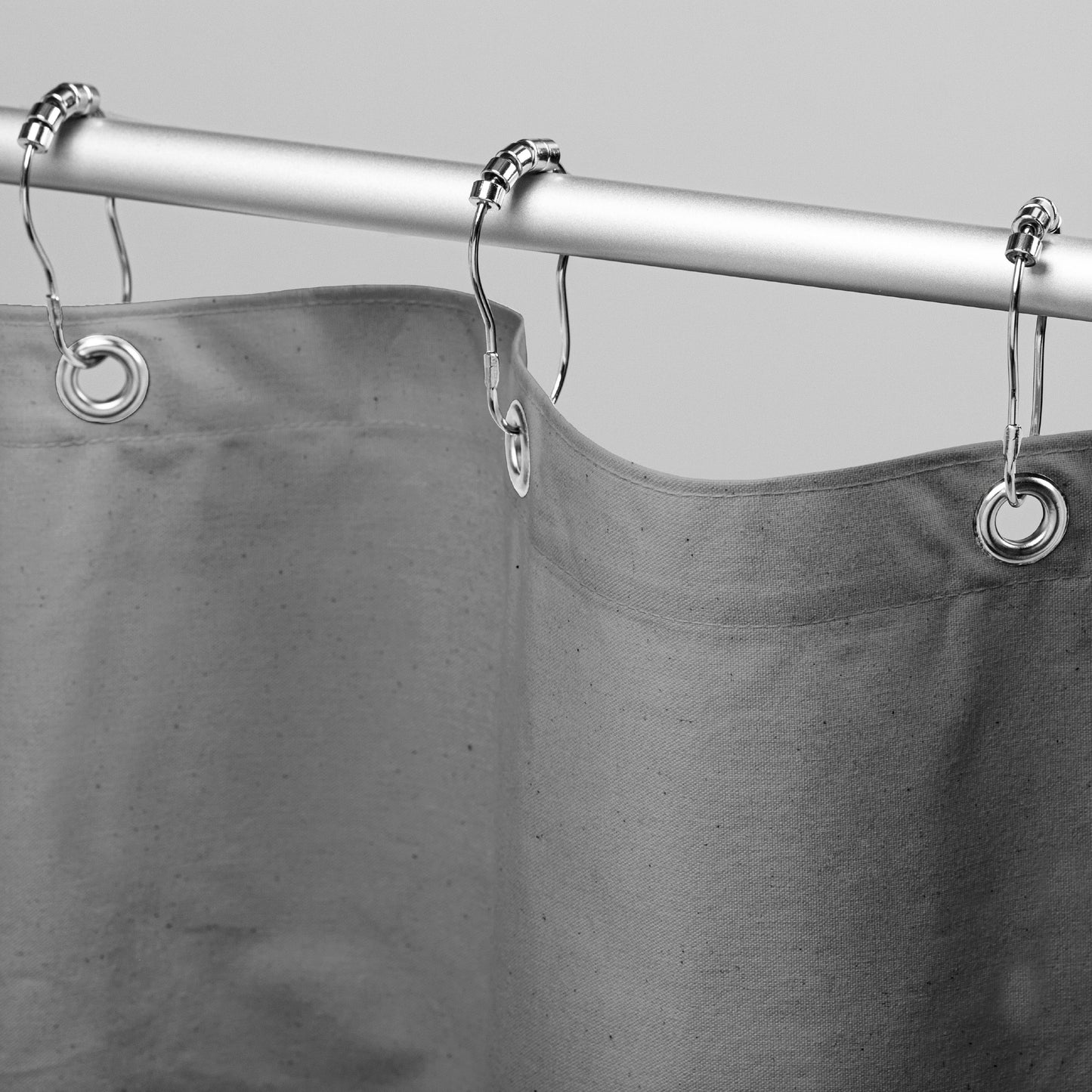 Organic Cotton Shower Curtain – Bath, Tub + Stall Sizes