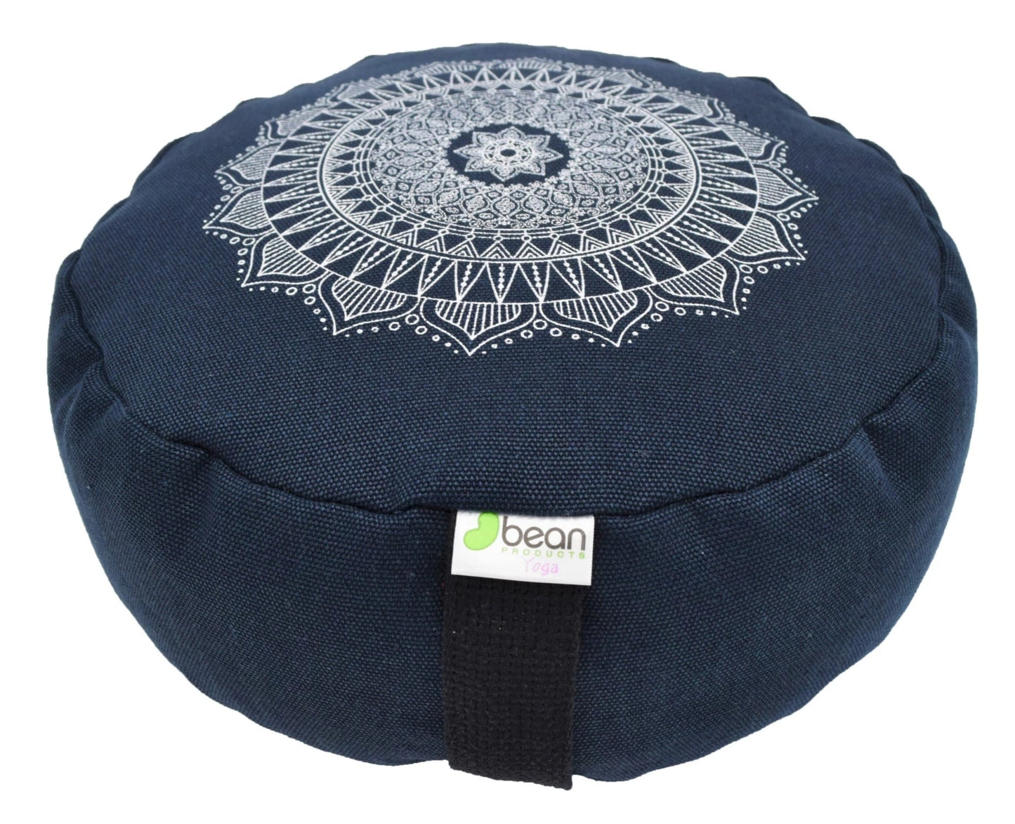 Zafu Meditation Cushion - Hemp Mandala Design