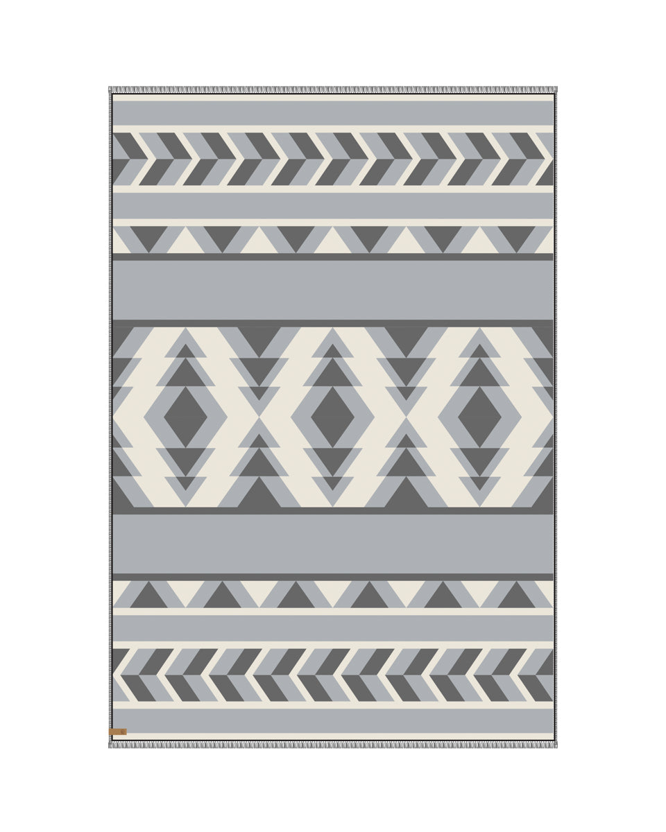 Cotton Geo Blanket Scarf