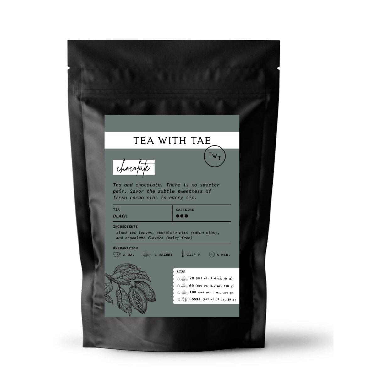 Chocolate Tea Pouch