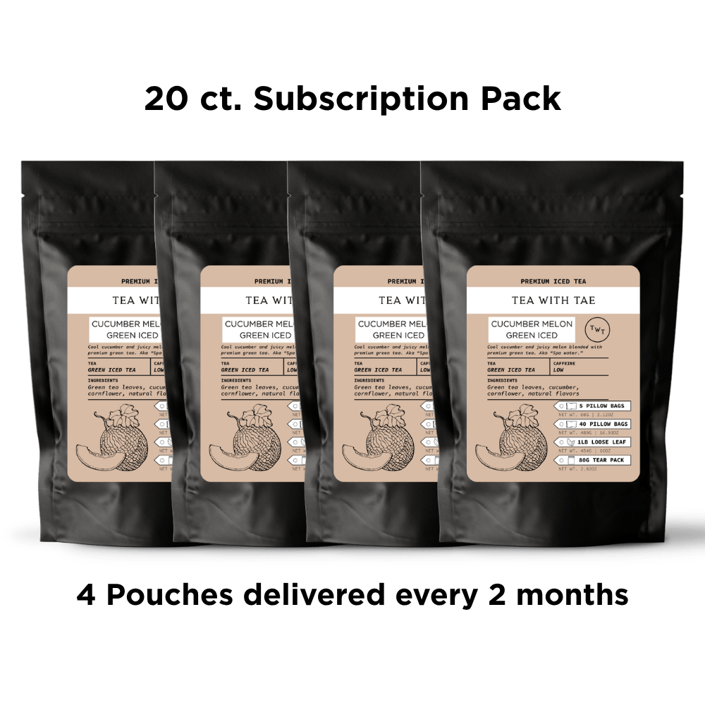 Cucumber Melon Green Iced Tea Pouch