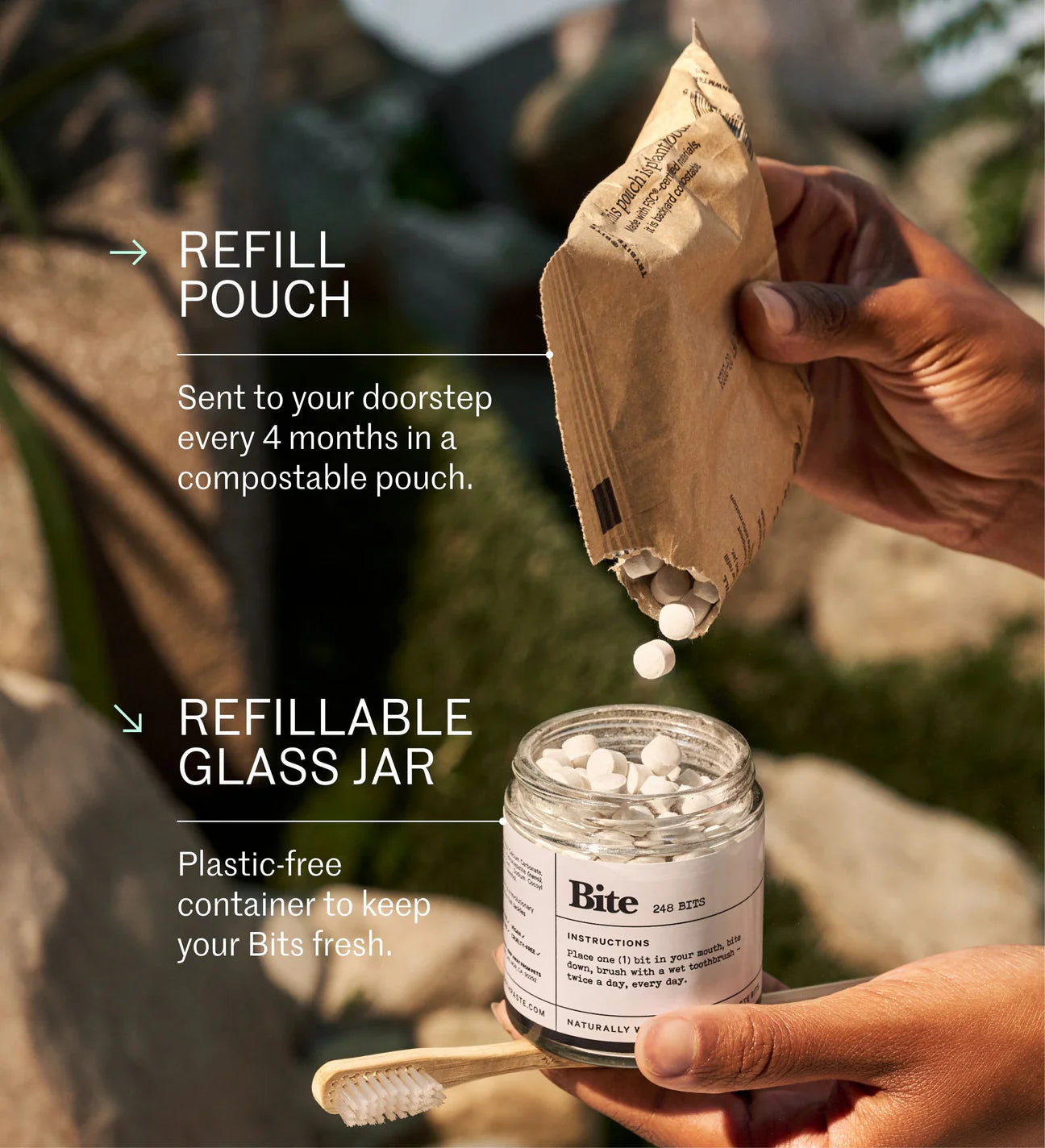 Toothpaste Bits Fluoride-Free