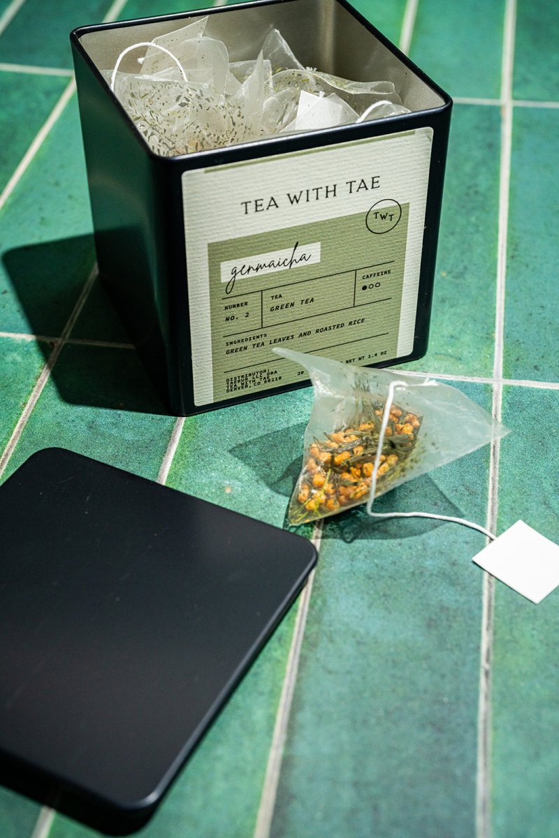 Genmaicha Tea Tin Gift (20 tea sachets)
