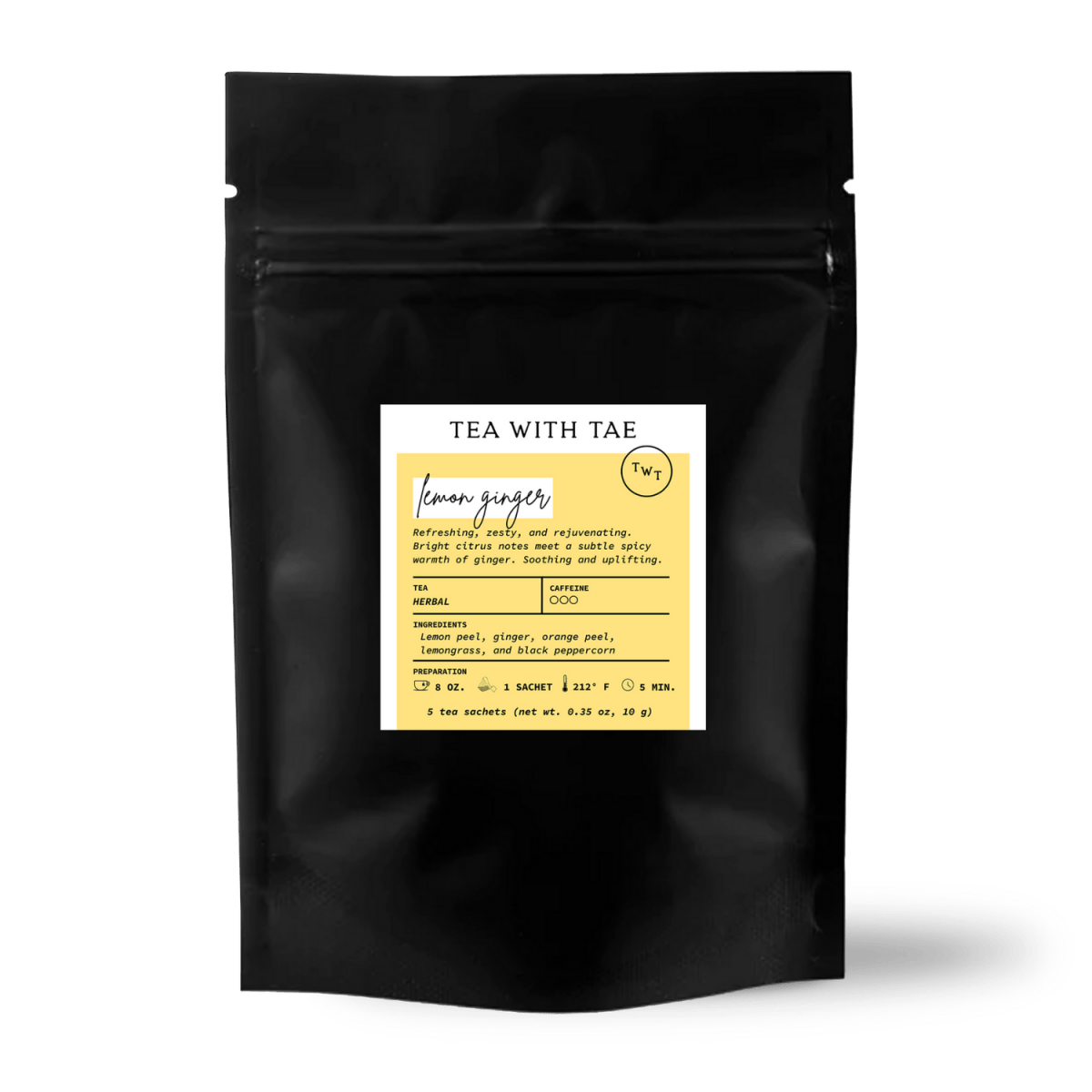 Lemon Ginger 5ct. Pouch