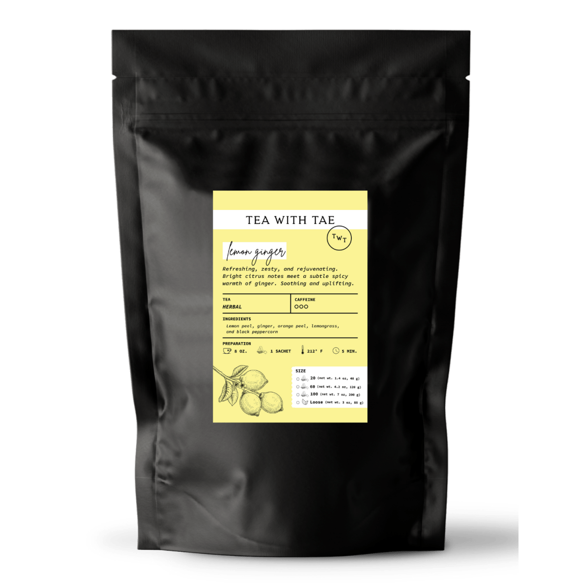 Lemon Ginger Pouch