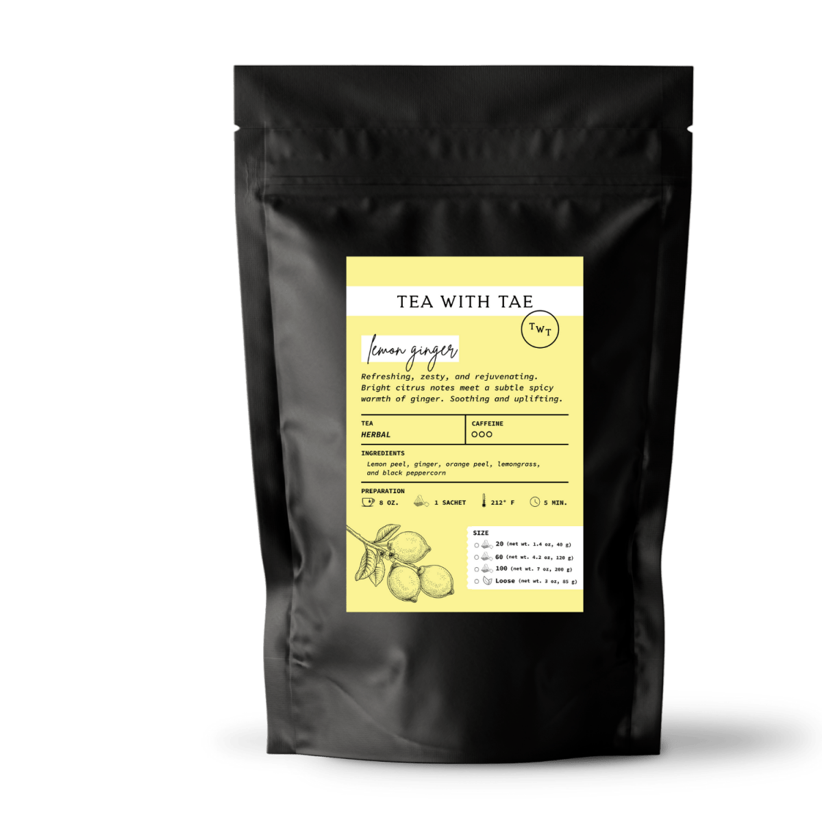 Lemon Ginger Pouch