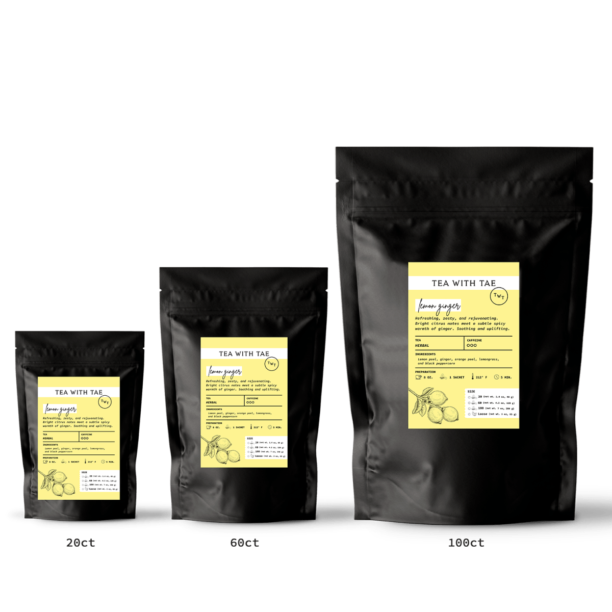Lemon Ginger Pouch