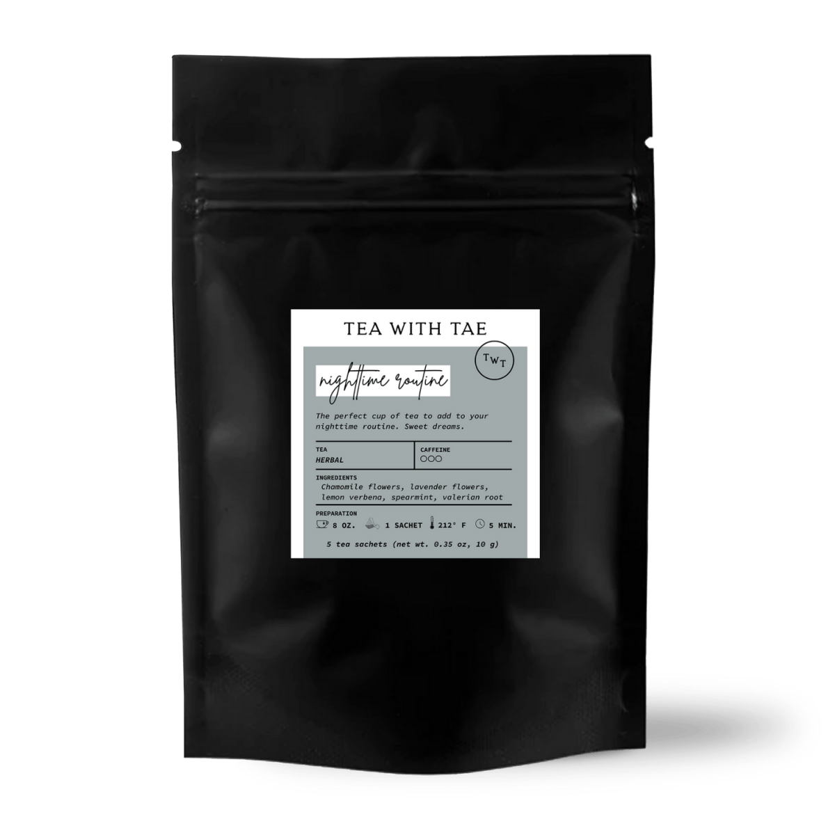 Nighttime Routine 5ct. Pouch