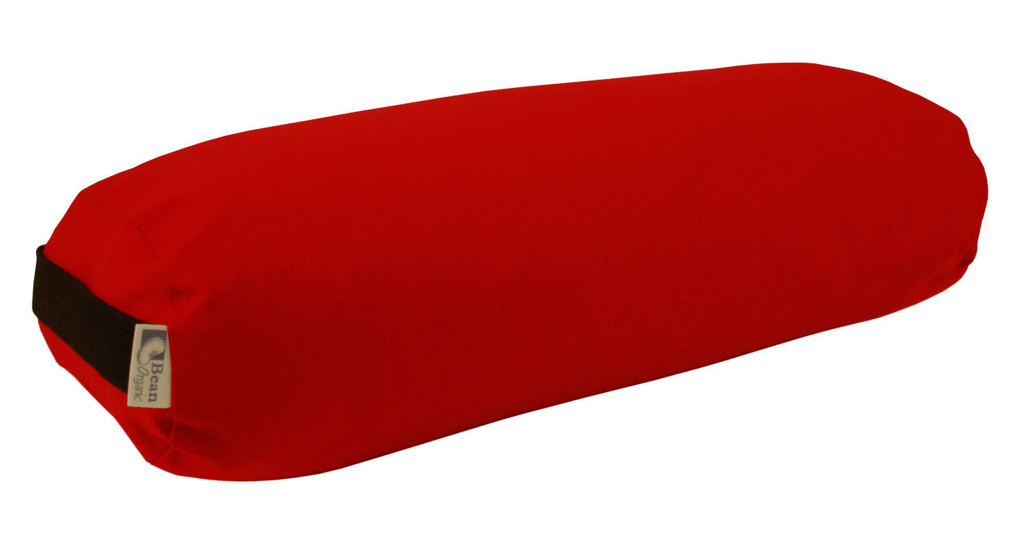 Premium Organic Cotton Yoga Bolster - Round, Rectangle, Pranayama