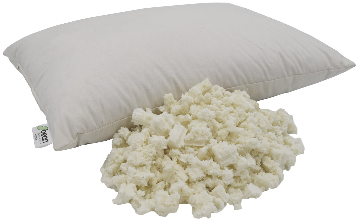 Organic Latex Pillows with Organic Cotton Zippered Shell