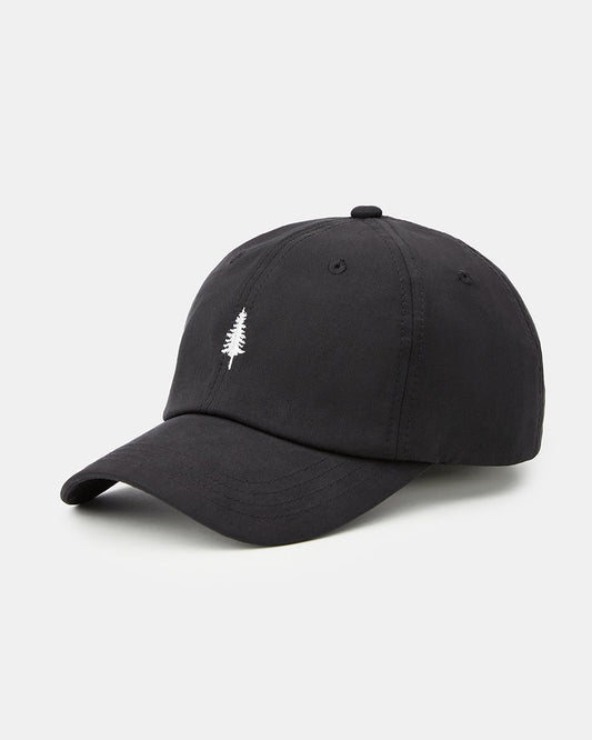 Tree Embroidery Tencel Peak Hat