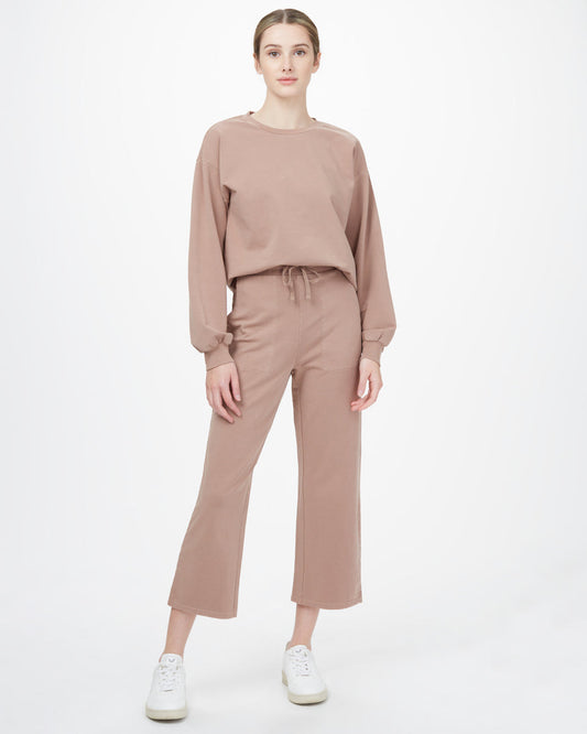 French Terry Wide Leg Sweatpant