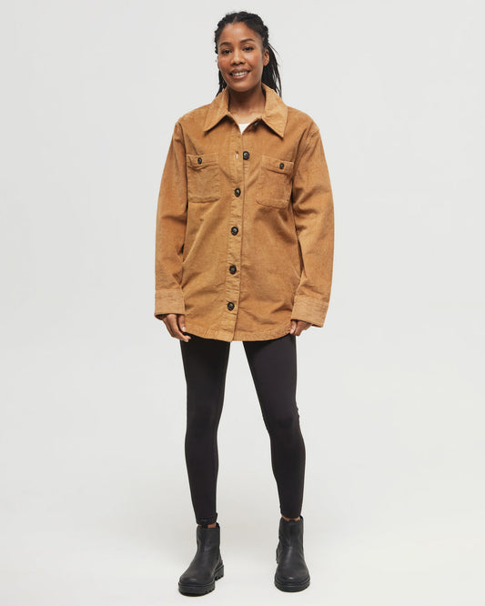 EcoStretch Corduroy Overshirt