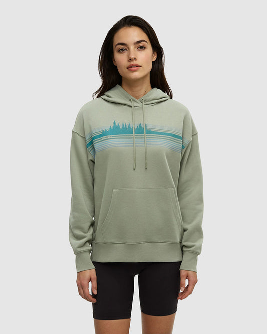 Wildfire Retro Treeline Relaxed Hoodie
