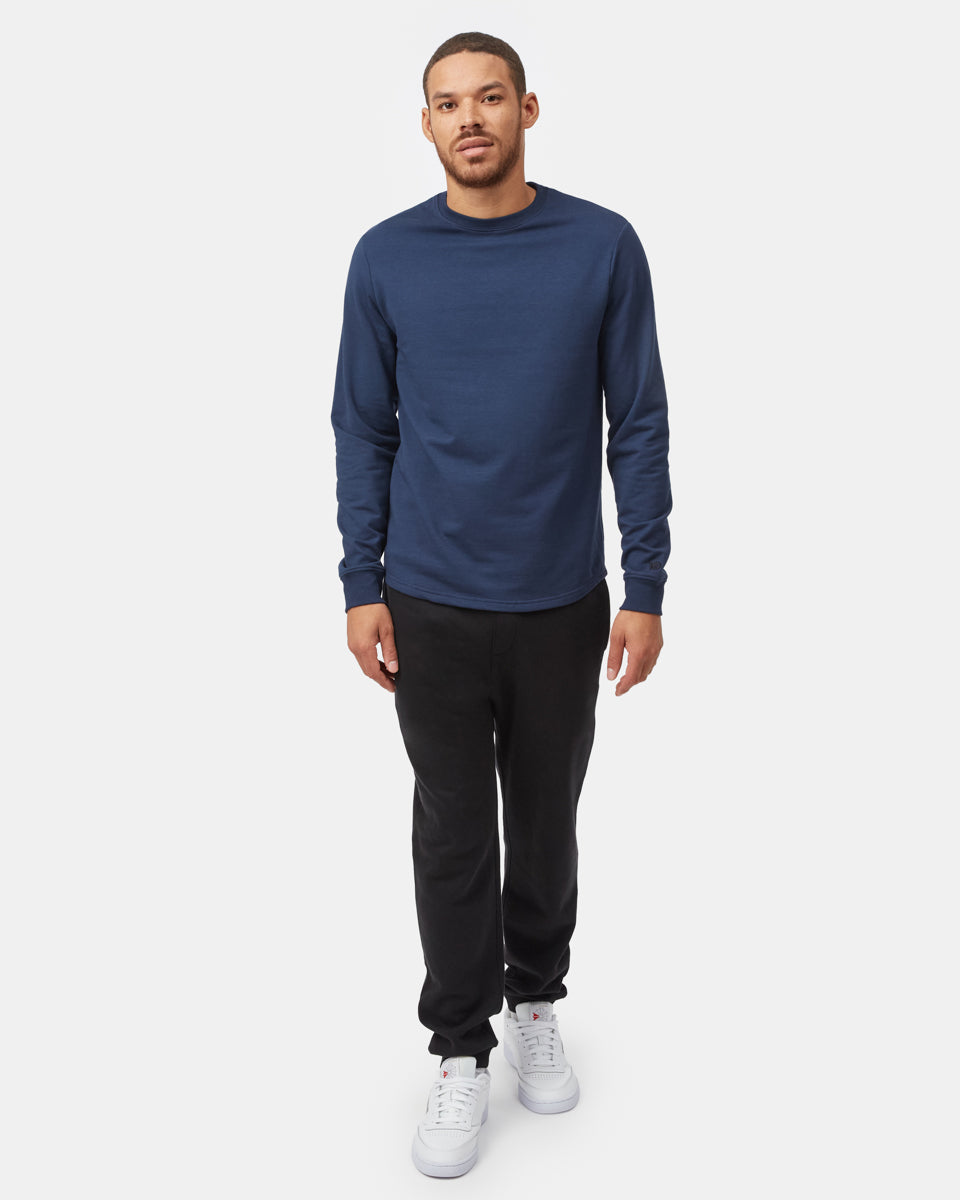Lounge Shirt Tail Hem Crew