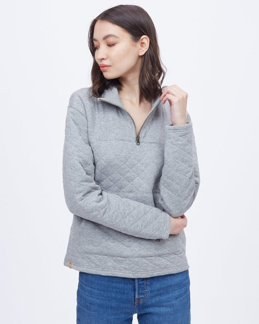 1/4 Zip Quilted Fleece