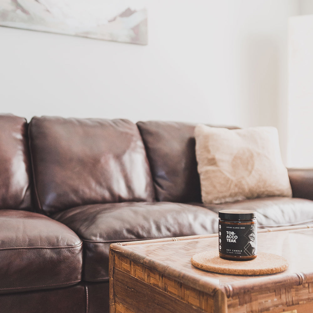 Tobacco Teak Soy Candle