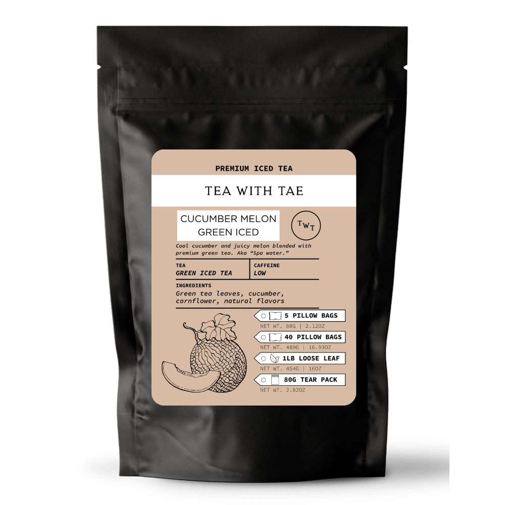 Cucumber Melon Green Iced Tea Pouch