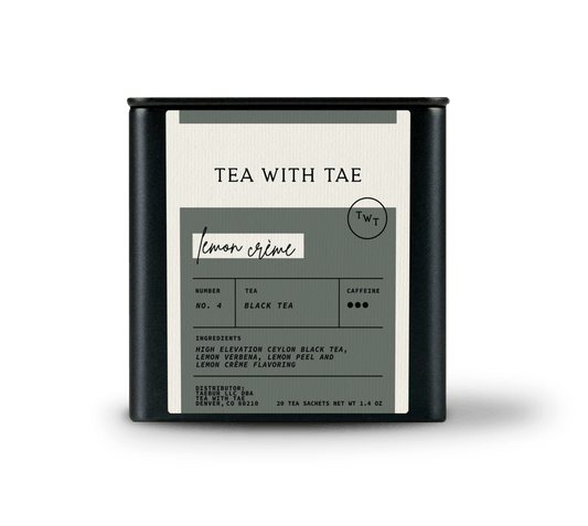 Lemon Crème Tea Tin Gift (20 tea sachets)