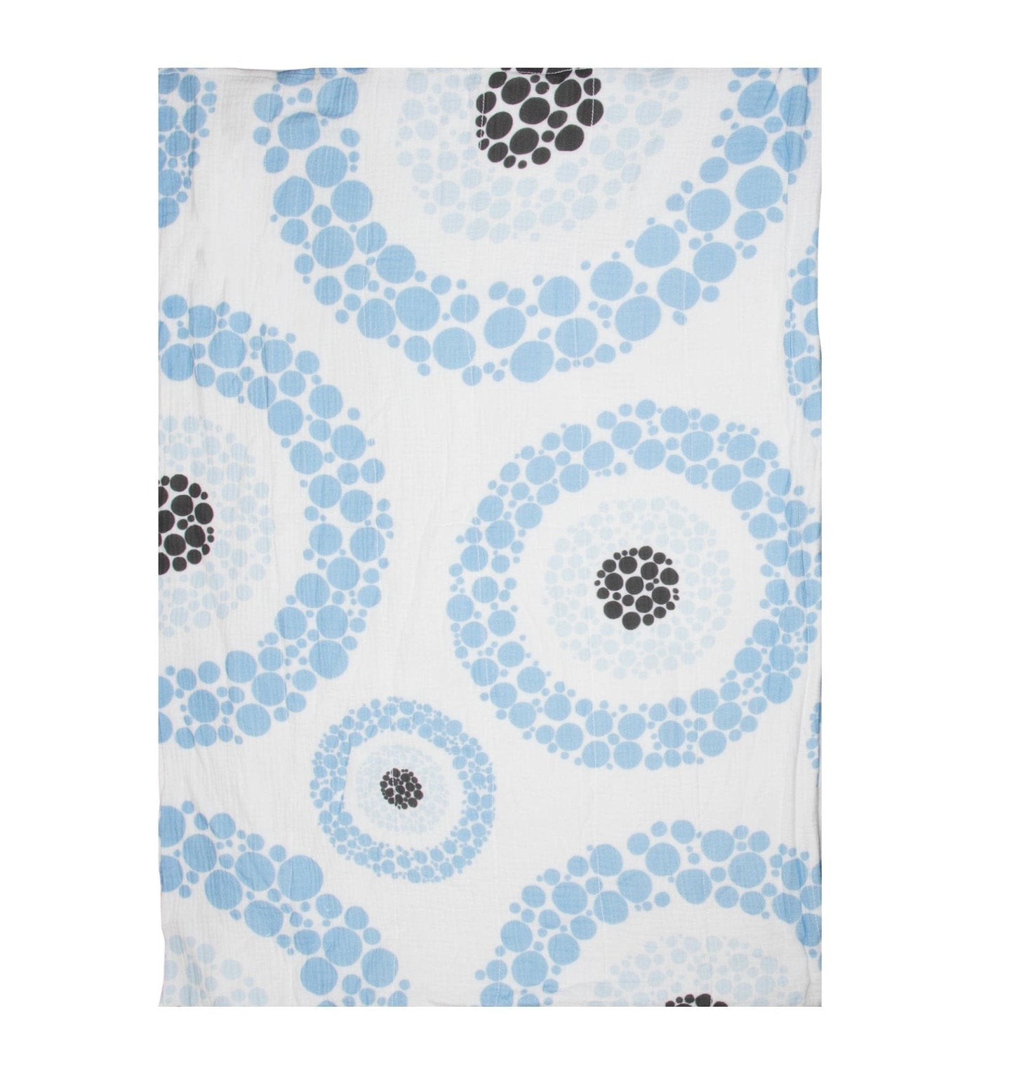 Cotton Gauze Throw Blanket - Evil Eye