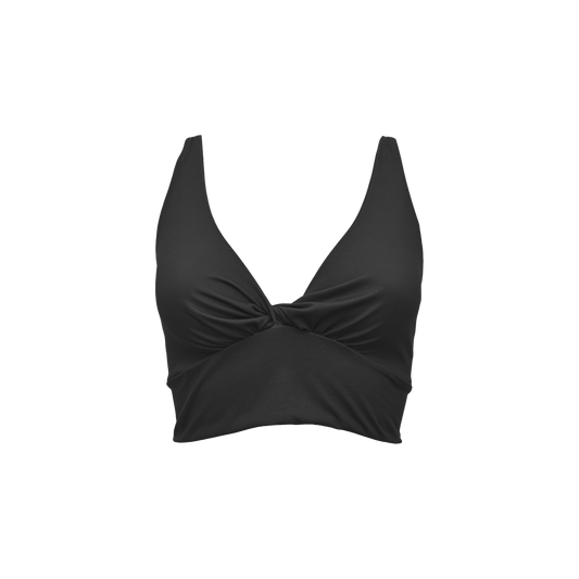 Ada Organic Cotton Twist Around Sports Bra
