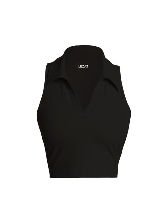 Dylan Organic Cotton Crop Polo Tank