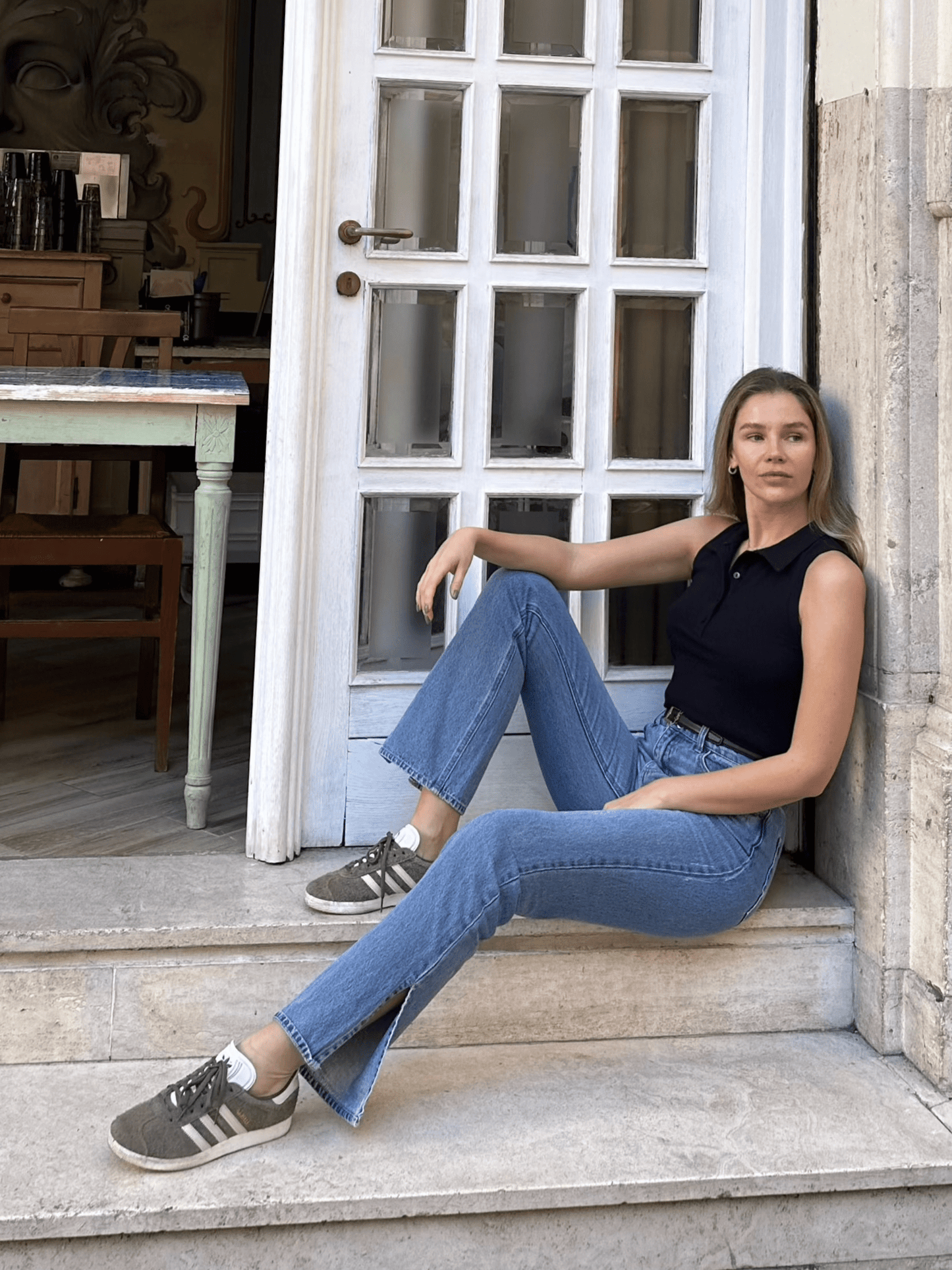 Lexy Organic Cotton Polo Tank