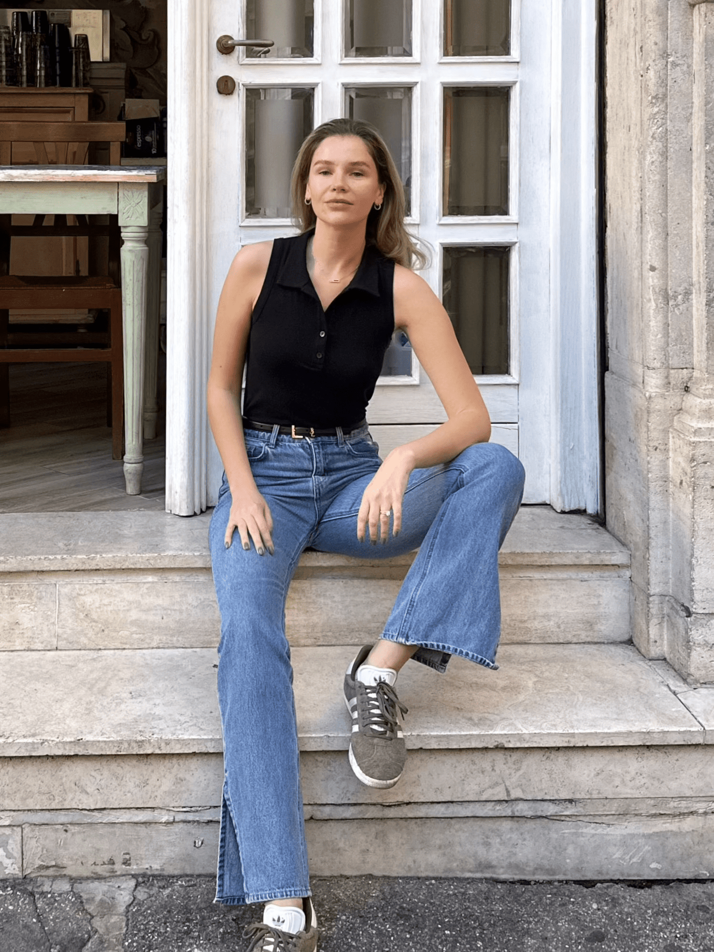 Lexy Organic Cotton Polo Tank