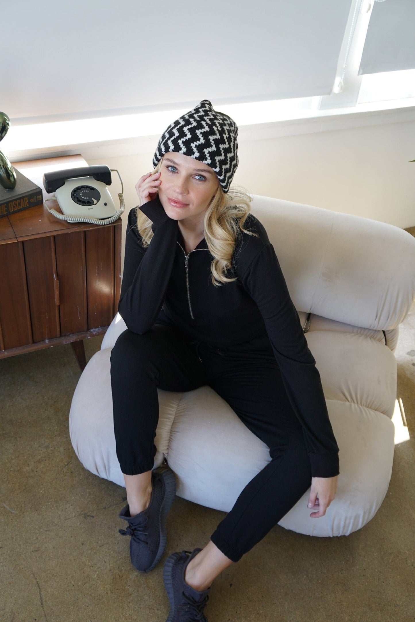 Ava Half Zip Modal Jumpsuit