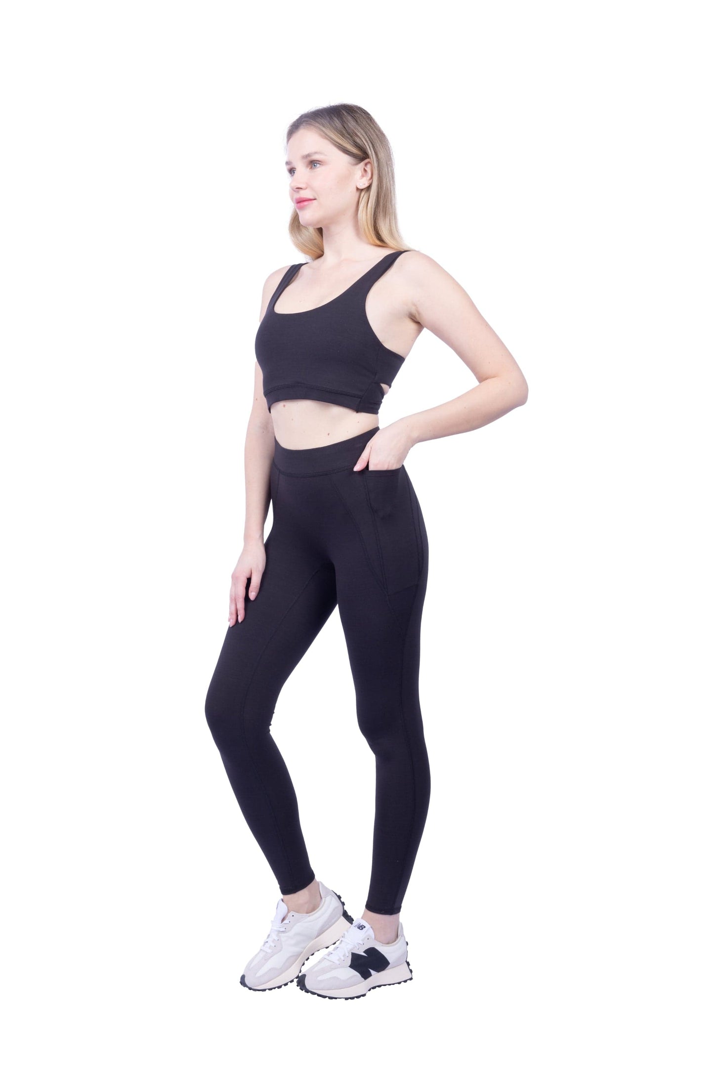 Klara Organic Cotton Twist Back Sport Bra