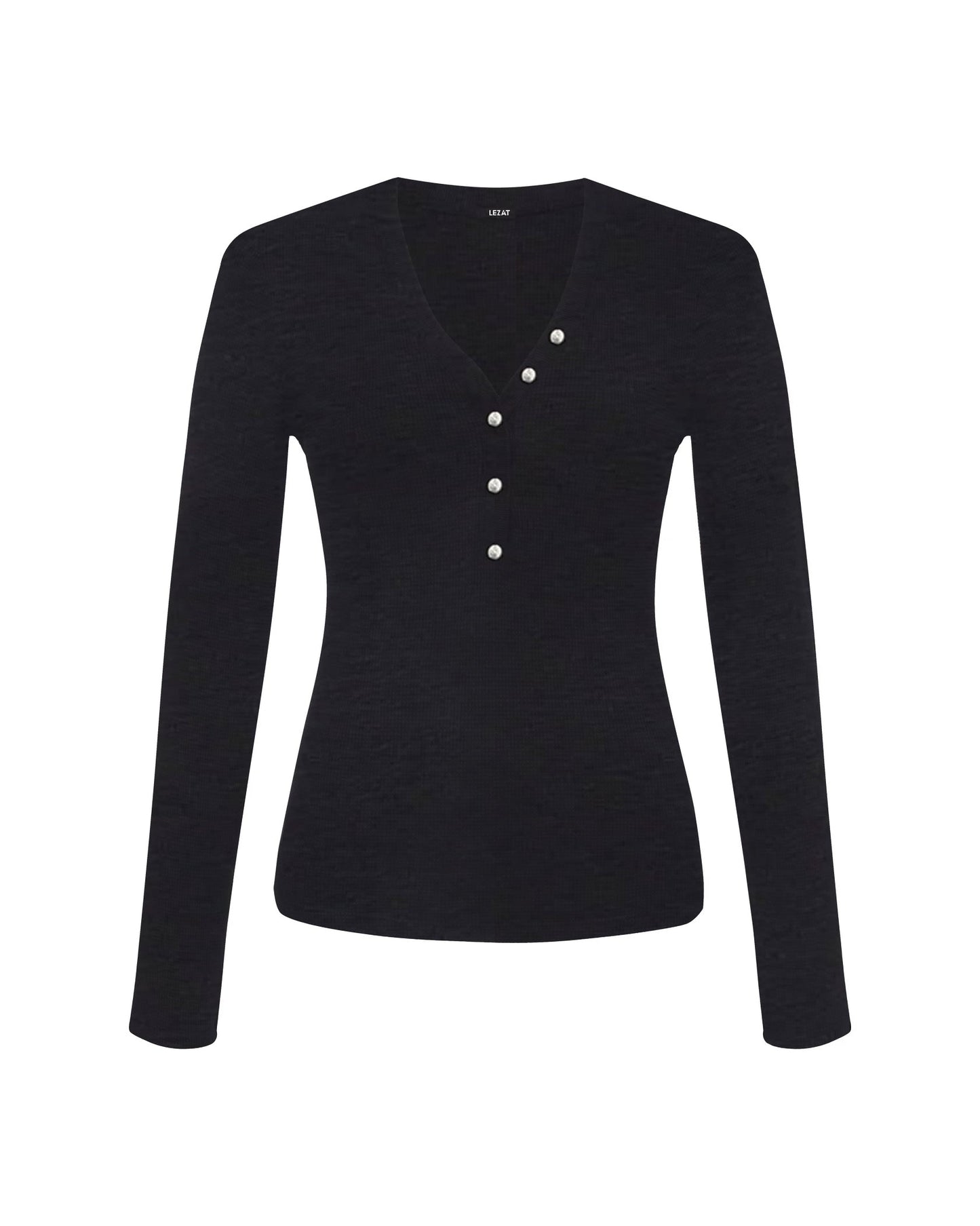 Monroe Organic Cotton Henley Long Sleeve