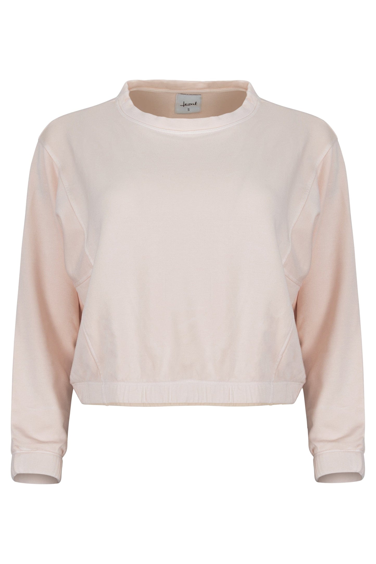 Ivy Boxy Cropped Modal Pullover - Rose Quartz
