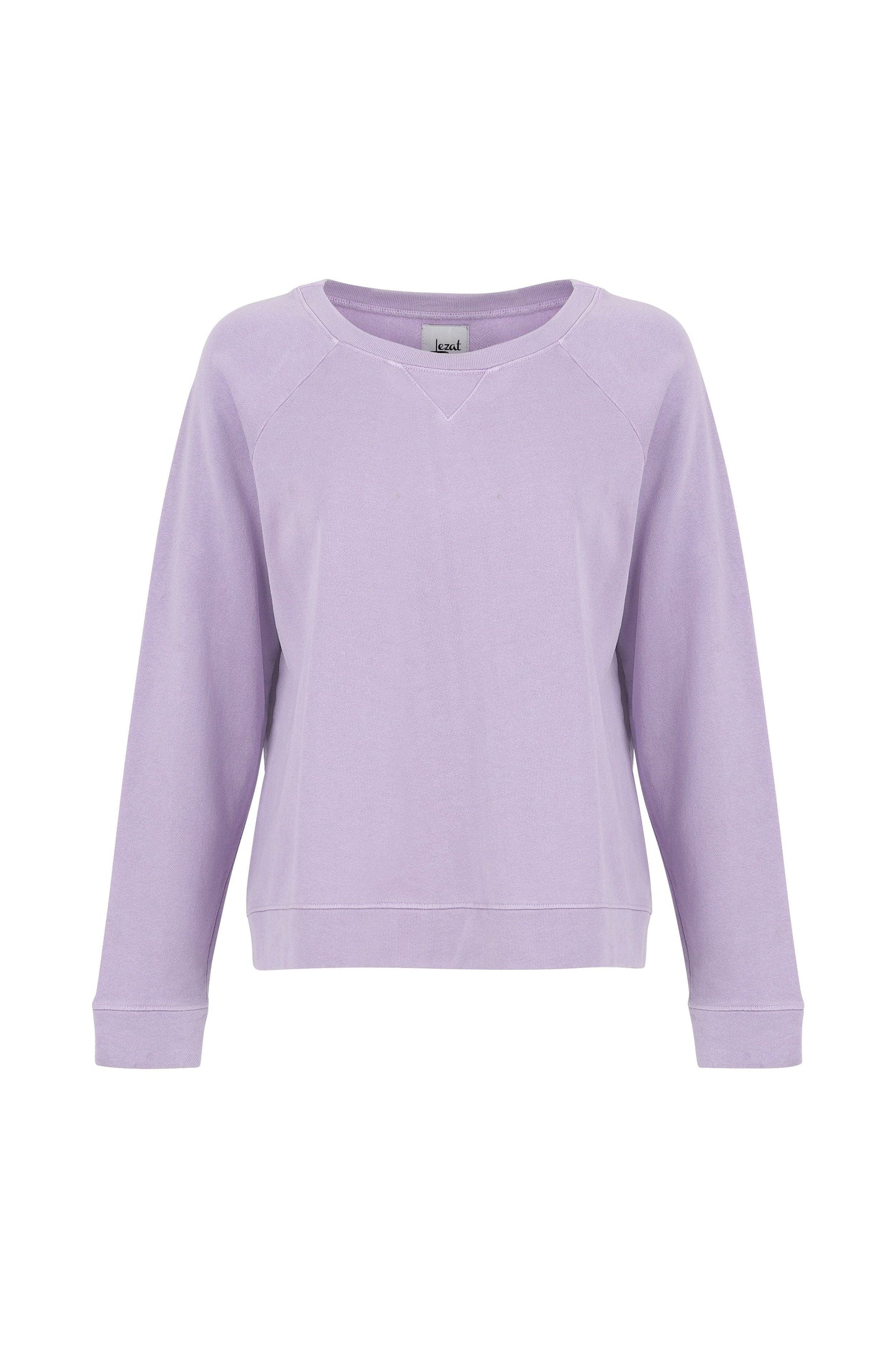 Melody Everyday Organic Cotton Pullover Sweatshirt - Lavender