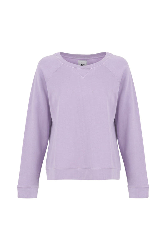 Melody Everyday Organic Cotton Pullover Sweatshirt - Lavender