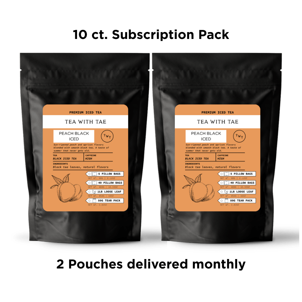 Peach Black Iced Tea Pouch