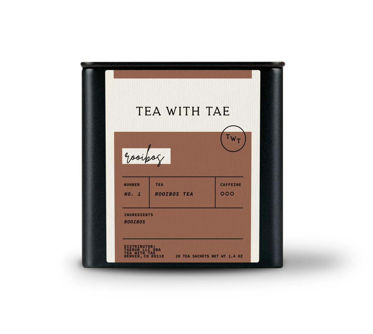 Rooibos Tea Tin Gift (20 tea sachets)